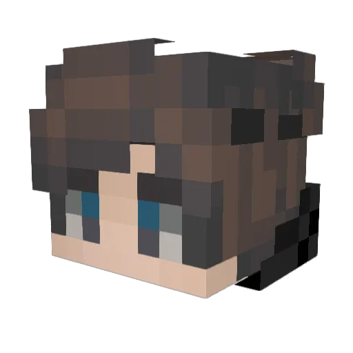TheDebanjan Minecraft avatar head, 3D render