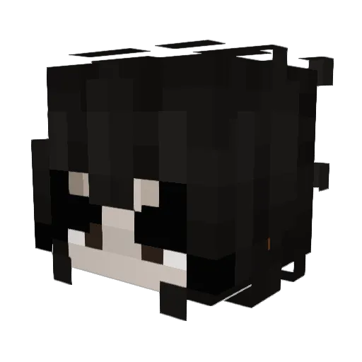 TheDebofNight Minecraft avatar head, 3D render