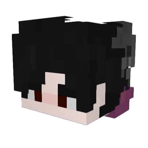 TheDeepSky Minecraft avatar head, 3D render