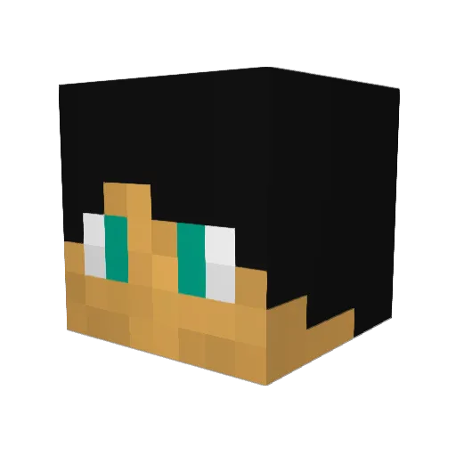 TheDeerSlayer Minecraft avatar head, 3D render