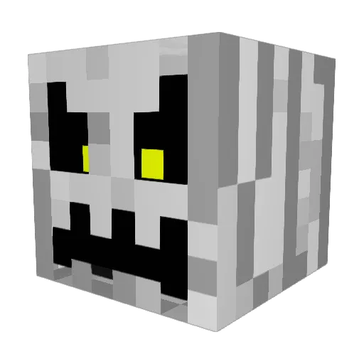 TheDeetster Minecraft avatar head, 3D render
