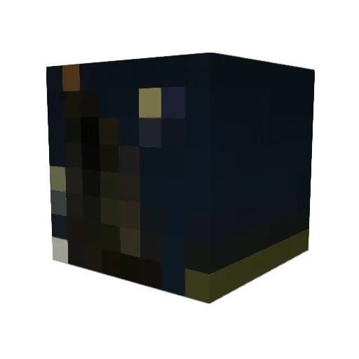 TheDefactoKai Minecraft avatar head, 3D render