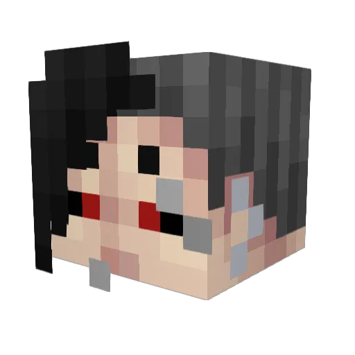 TheDefenderofMan Minecraft avatar head, 3D render