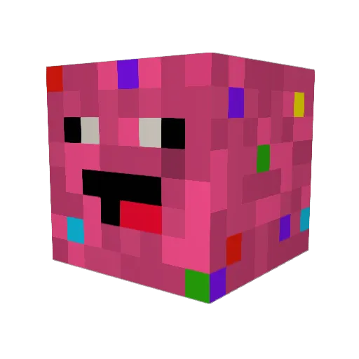 TheDeliciousMan Minecraft avatar head, 3D render
