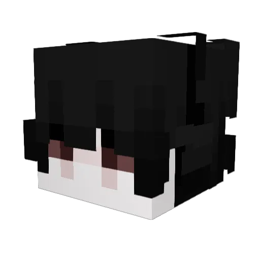 TheDemonicGoat Minecraft avatar head, 3D render