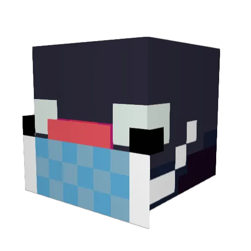 TheDeputyZRo Minecraft avatar head, 3D render