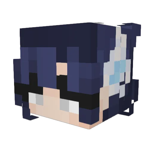 TheDespresso Minecraft avatar head, 3D render