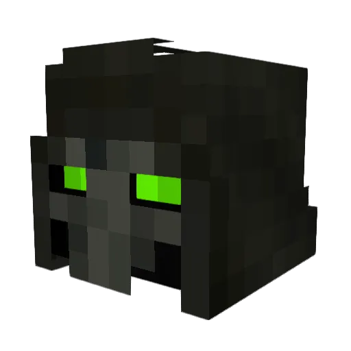 TheDev321 Minecraft avatar head, 3D render