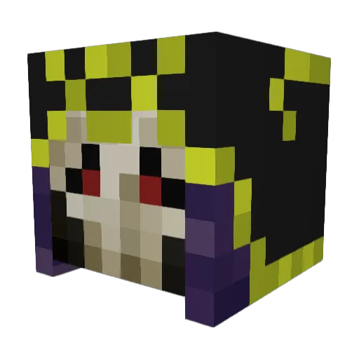 TheDevil338 Minecraft avatar head, 3D render