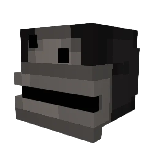 TheDevil3 Minecraft avatar head, 3D render