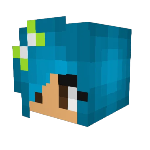 TheDevil5001 Minecraft avatar head, 3D render