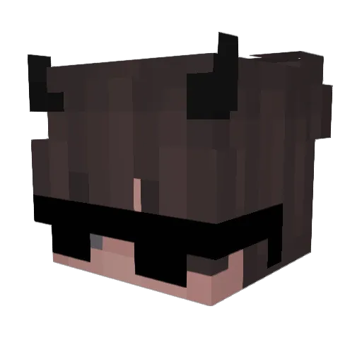 TheDiablito666 Minecraft avatar head, 3D render