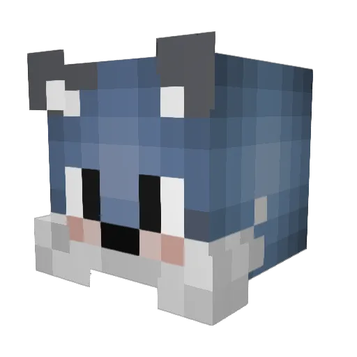 TheDiamondSkillz Minecraft avatar head, 3D render