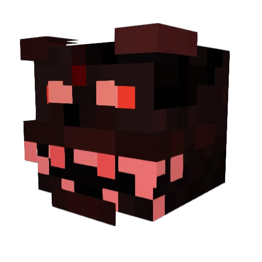 TheDiamondWalrus Minecraft avatar head, 3D render