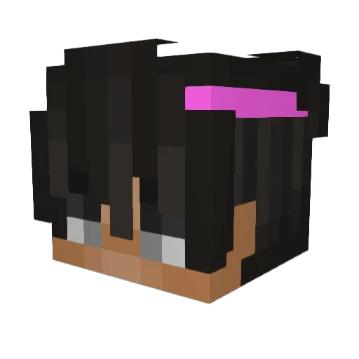TheDirkPvp Minecraft avatar head, 3D render