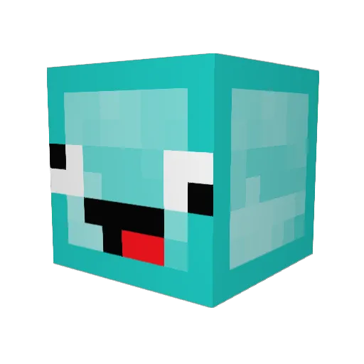 TheDirtyDan_ Minecraft avatar head, 3D render