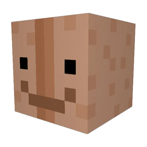 TheDivineRen Minecraft avatar head, 3D render