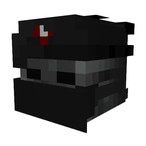 TheDobleuMC Minecraft avatar head, 3D render