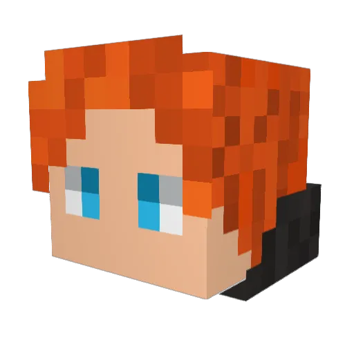 TheDoctor3547 Minecraft avatar head, 3D render