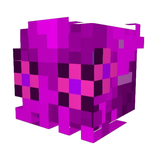 TheDoctorPink Minecraft avatar head, 3D render