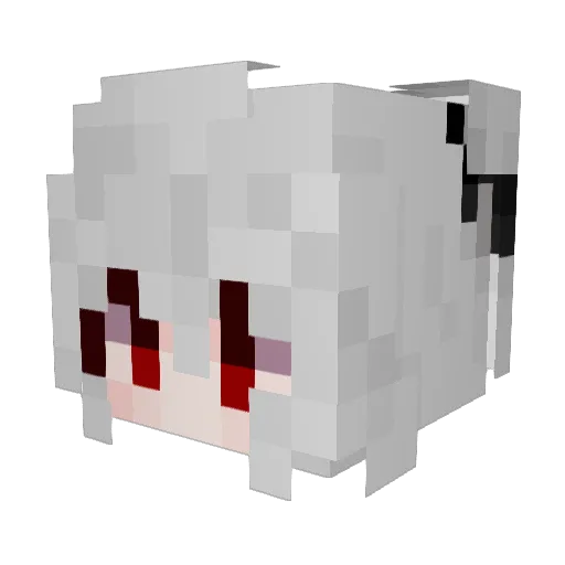 TheDoctorsBanana Minecraft avatar head, 3D render