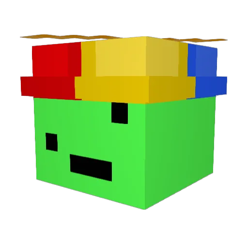 TheDoisey1 Minecraft avatar head, 3D render