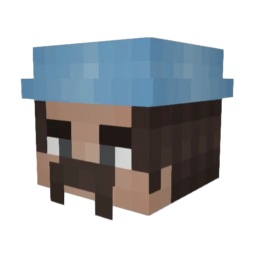 TheDonRamon Minecraft avatar head, 3D render