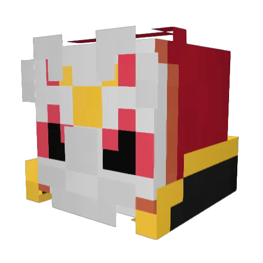 TheDoobski Minecraft avatar head, 3D render
