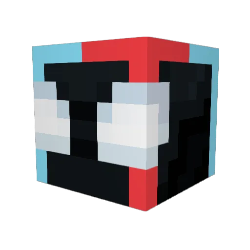 TheDrDoof Minecraft avatar head, 3D render
