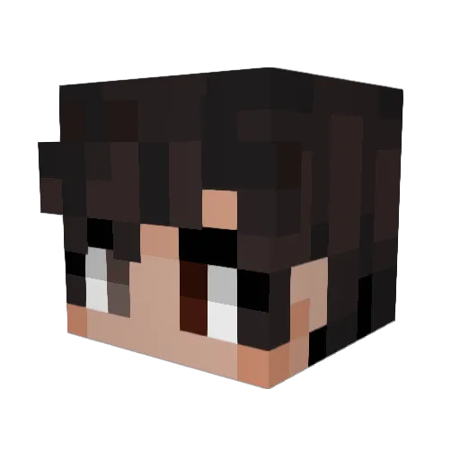 TheDragonBoyEX Minecraft avatar head, 3D render