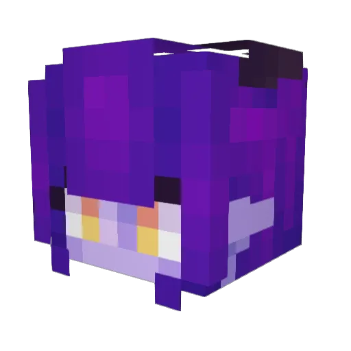 TheDragonLady258 Minecraft avatar head, 3D render