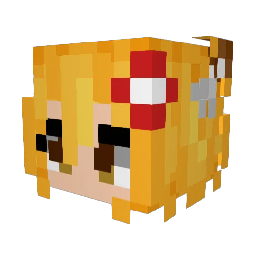 TheDrax00 Minecraft avatar head, 3D render