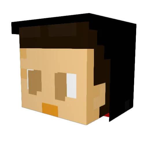TheDreadTMD Minecraft avatar head, 3D render