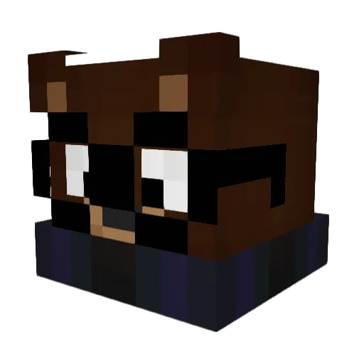 TheDrimex Minecraft avatar head, 3D render