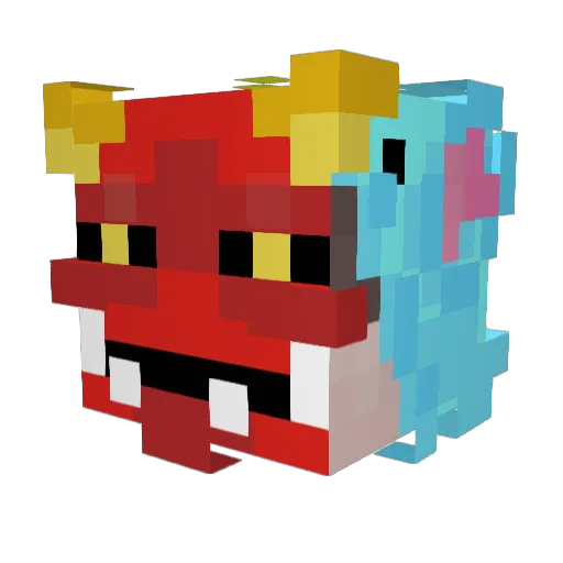 TheDrums71 Minecraft avatar head, 3D render