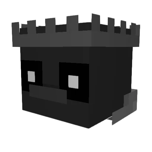 TheDuckInBlue Minecraft avatar head, 3D render