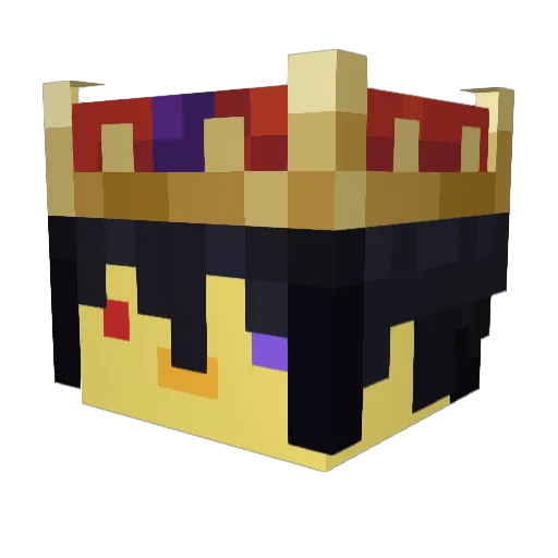 TheDuckMenace_ Minecraft avatar head, 3D render