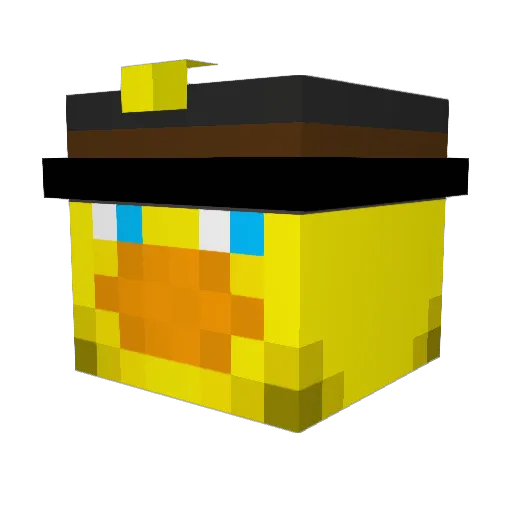 TheDuck_Knight Minecraft avatar head, 3D render