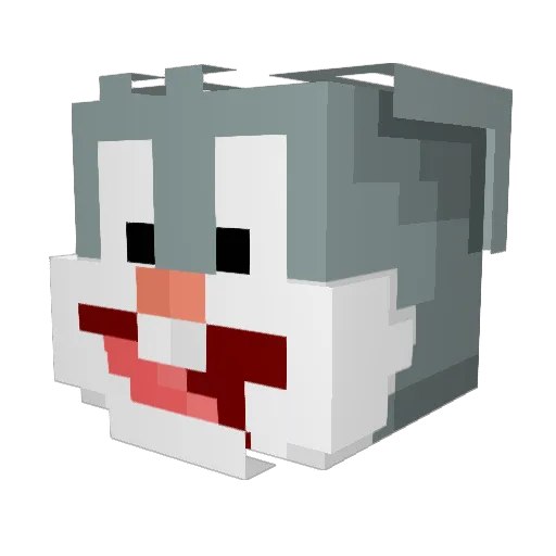 TheDuckieGod Minecraft avatar head, 3D render