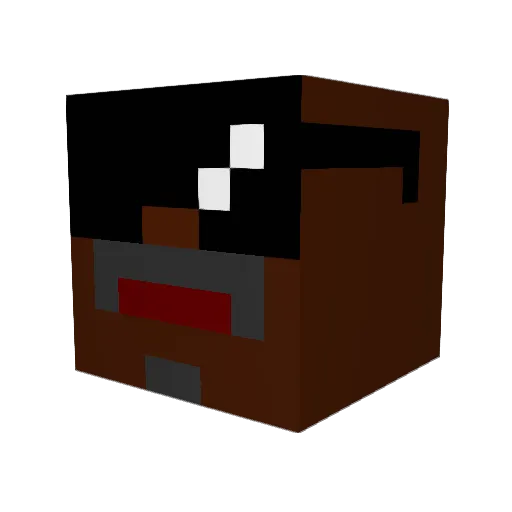 TheDudiful Minecraft avatar head, 3D render