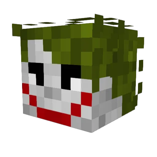 TheDugeonMaster Minecraft avatar head, 3D render