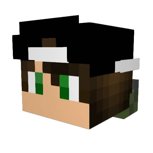 TheDutchArmy_ Minecraft avatar head, 3D render
