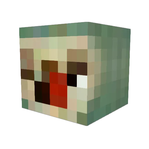 TheDyslexicSloth Minecraft avatar head, 3D render