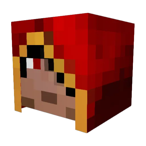 TheEagleMan2001 Minecraft avatar head, 3D render