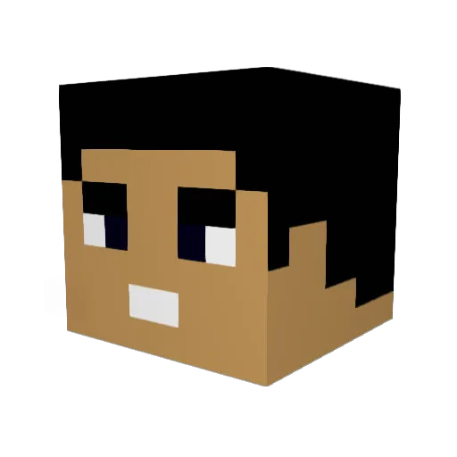 TheEaglek Minecraft avatar head, 3D render