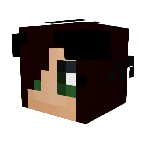 TheEdge007 Minecraft avatar head, 3D render