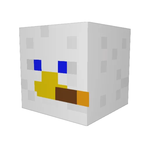 TheEdinBro Minecraft avatar head, 3D render