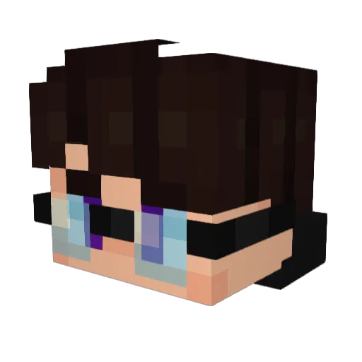 TheEeveeDeity Minecraft avatar head, 3D render