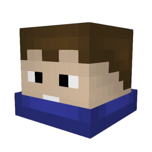 TheEigin Minecraft avatar head, 3D render