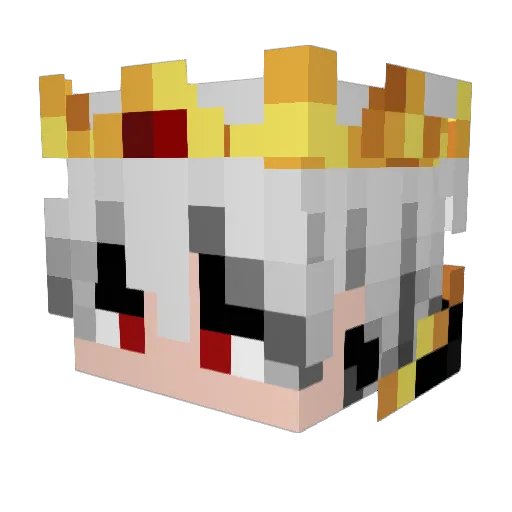 TheElectro_Gamer Minecraft avatar head, 3D render
